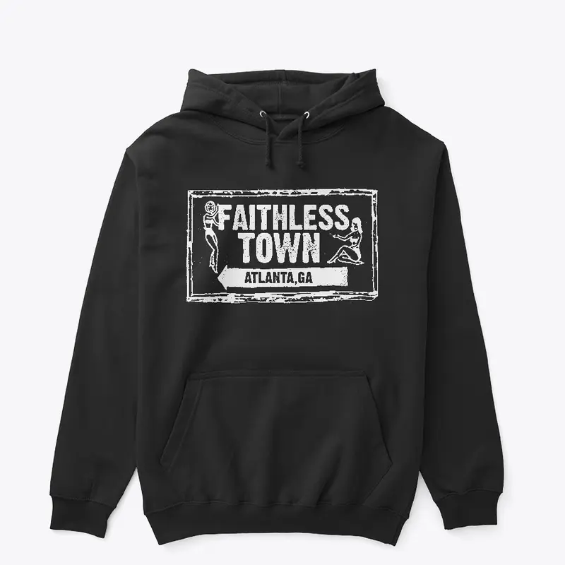 Faithless Town "Atlanta" text in white